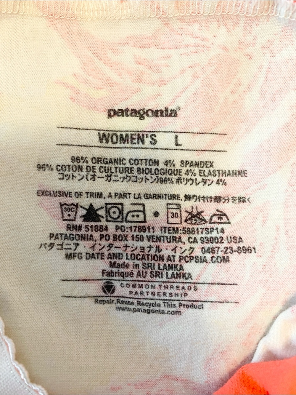 Patagonia Iliana Halter Dress Sz L Organic Cotton Blend - Picture 7 of 9